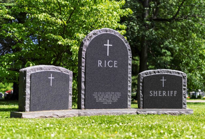 Rice Black Granite Family Memorial